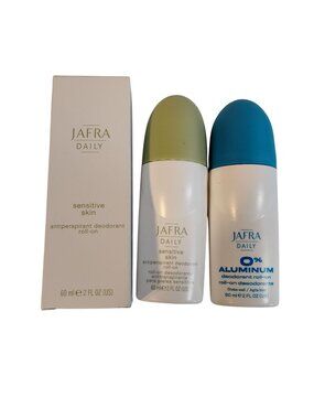 Jafra 2 Daily Sensitive Skin Antiperspirant & 0% Aluminum Deodorant Roll-On